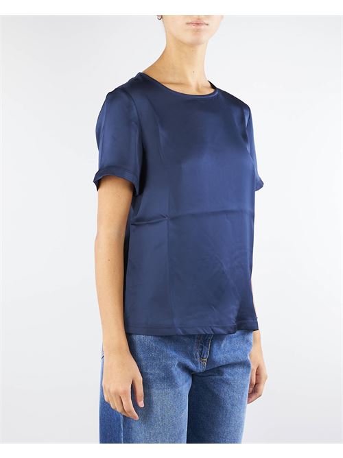 T-shirt in raso e jersey Max Mara Weekend MAX MARA WEEKEND | Blusa | GILBERT9